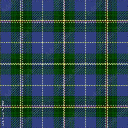 Nova Scotia Tartan Plaid. Regional tartan of Canada. 