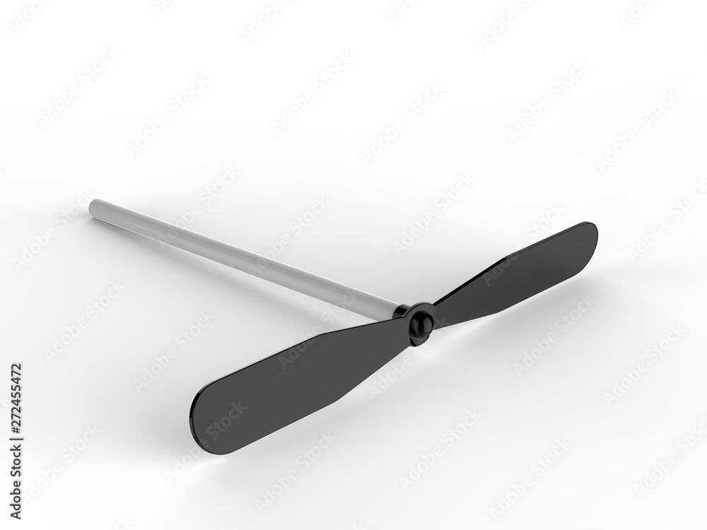 Fototapeta premium Blank Promotional Spinning Dragonfly For Branding And mock up. 3d render illustration.
