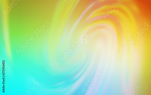 Light Blue, Yellow vector colorful blur backdrop.