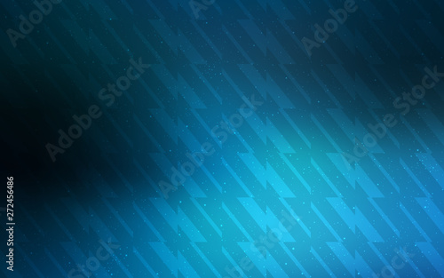 Dark BLUE vector template with repeated sticks.