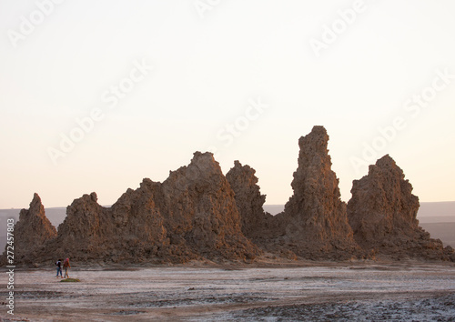 Rock Formations, Lake Abbe, Djibouti photo