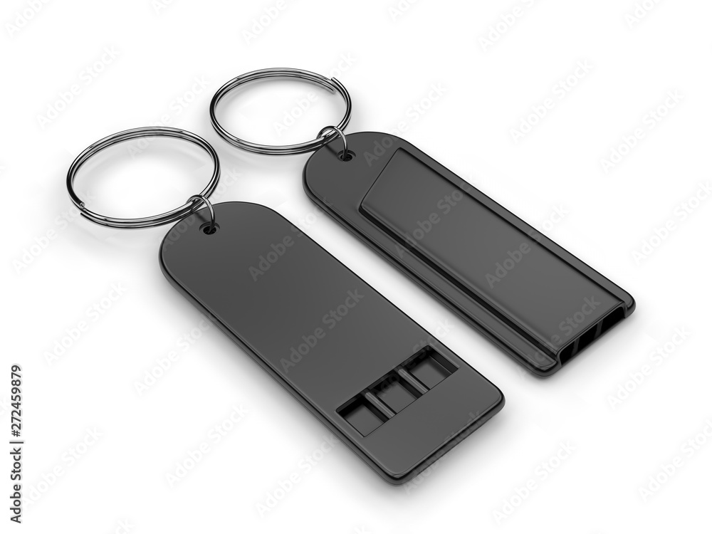 Blank LED Torch Key Ring for mock up. 3d render illustration. Blank LED Torch Key Ring for mock up. 3d render illustration.