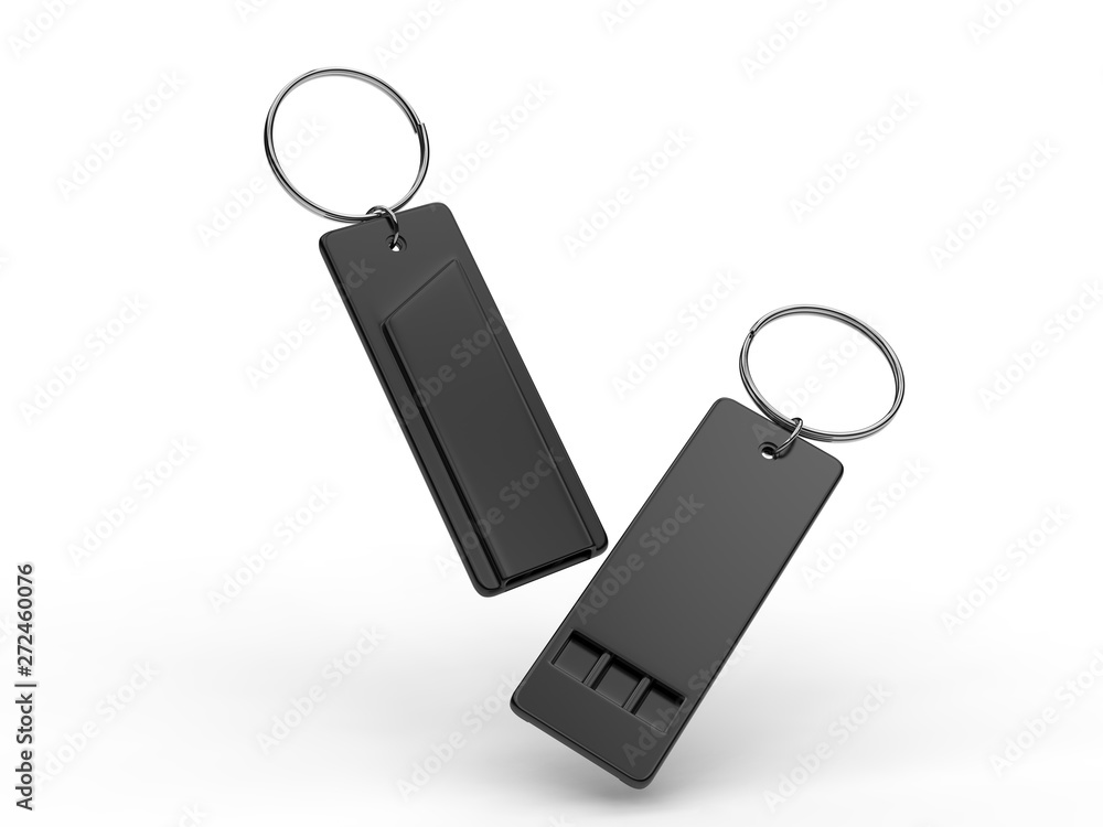 Blank LED Torch Key Ring for mock up. 3d render illustration. Blank LED Torch Key Ring for mock up. 3d render illustration.