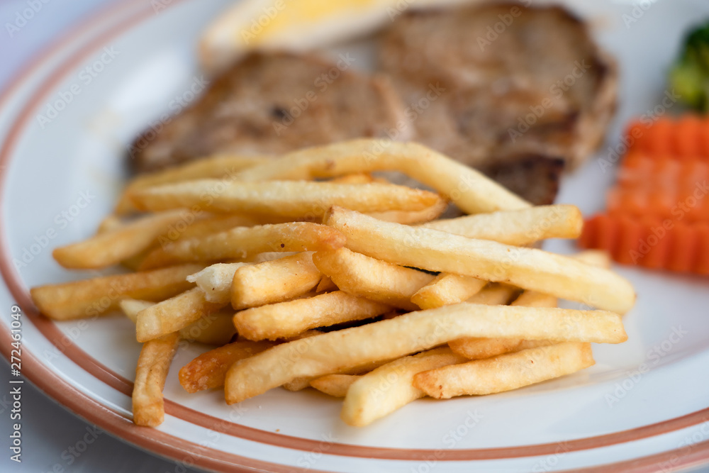 French Fries in a plate French Fries in a plate