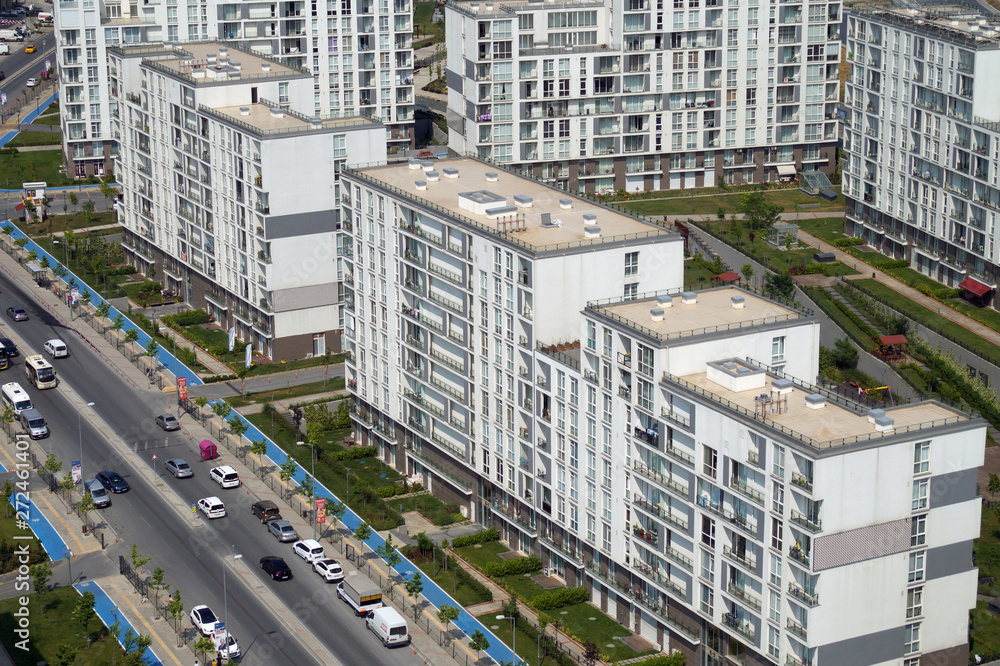 Fototapeta premium parks and building