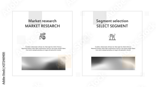 Brochure cover infographics used in marketing and advertising