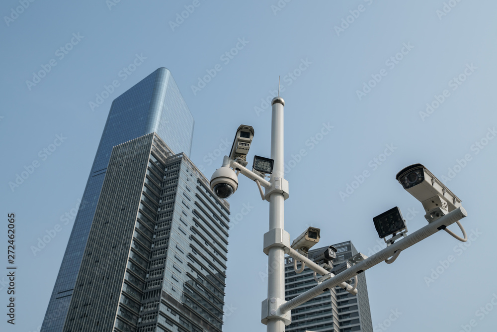 security camera and urban video