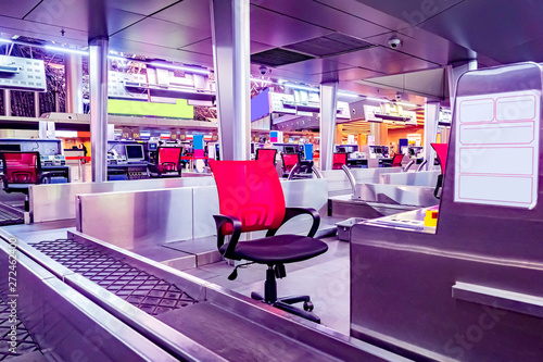 The premise of the airport....