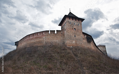 impregnable medieval fortress on the hill