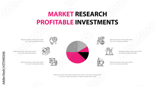 Brochure cover infographics used in marketing and advertising