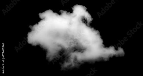 Biała chmura, puszyste tekstury, streszczenie, na białym na czarnym tle
