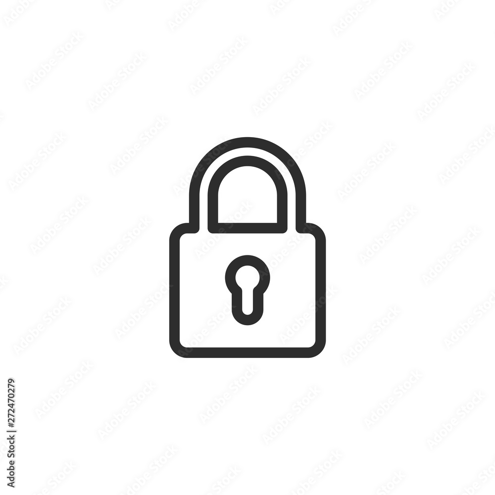 Lock icon vector. Encryption icon. Lock Icon in trendy flat style isolated. Security symbol logo design inspiration Lock icon vector. Encryption icon. Lock Icon in trendy flat style isolated. Security symbol logo design inspiration