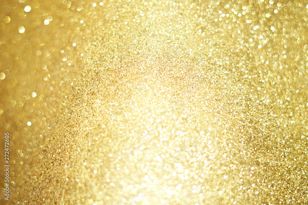 gold and white glitter abstract bokeh background Christmas	