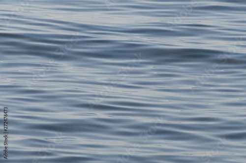 Background or texture of water with waves in the foreground