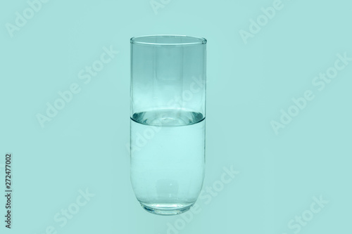 Half a glass of pure water