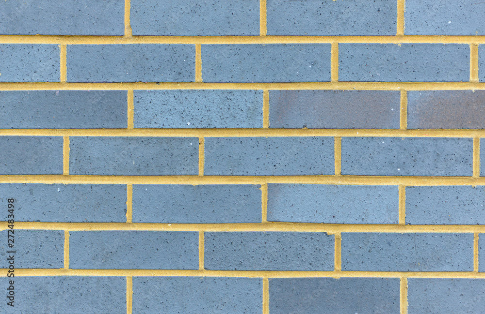 Obraz premium blue brick wall
