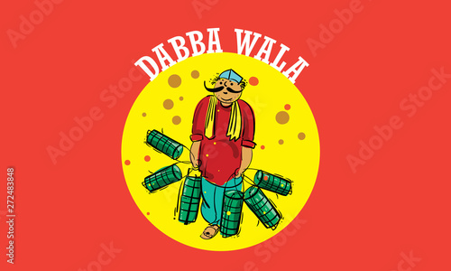 mumbai drawing people vector illustration 