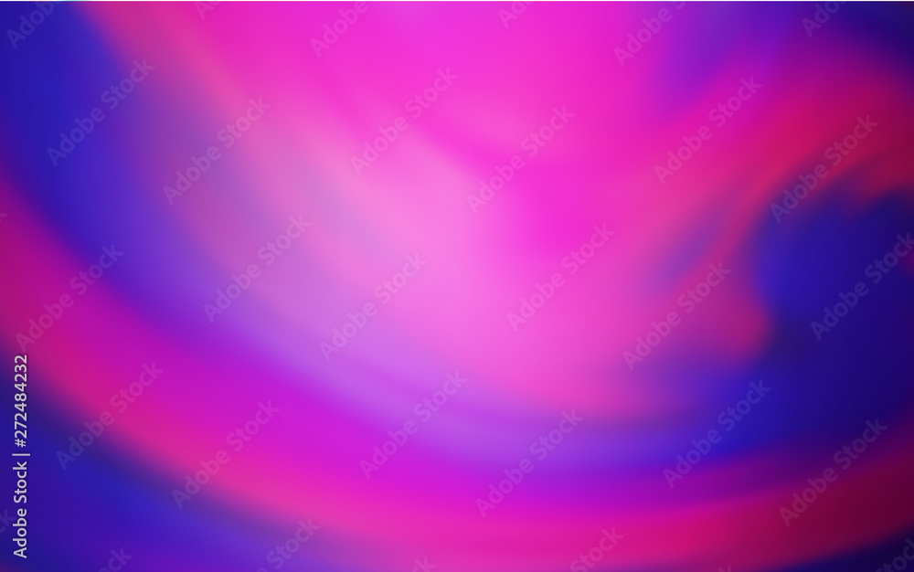 Fototapeta premium Light Pink vector abstract blurred background.