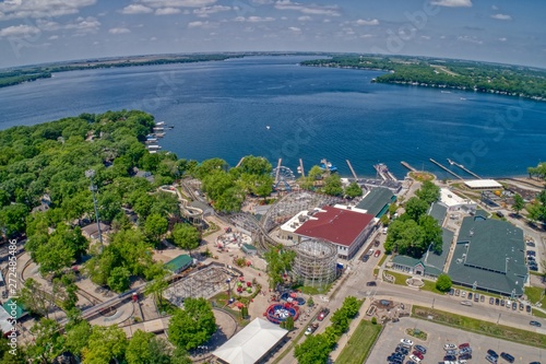 Photos Arnold's Park is a Tourist Town in the Lake Okobji Area with an Amusement Park