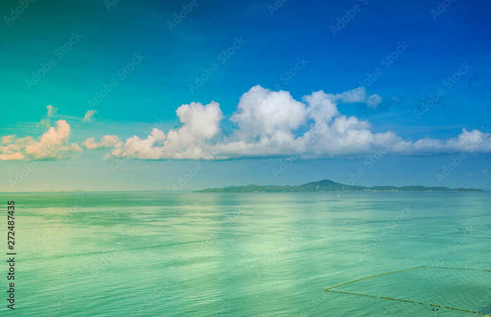 Fototapeta premium sea View pattaya thailand