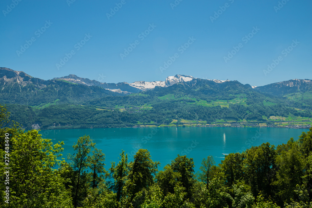 Lake of Lucerne. Brunnen. Switzerland