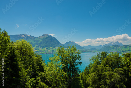 Lake of Lucerne. Brunnen. Switzerland