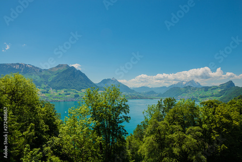 Lake of Lucerne. Brunnen. Switzerland