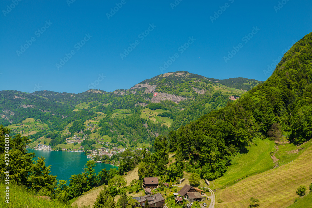 Lake of Lucerne. Gersau. Switzerland