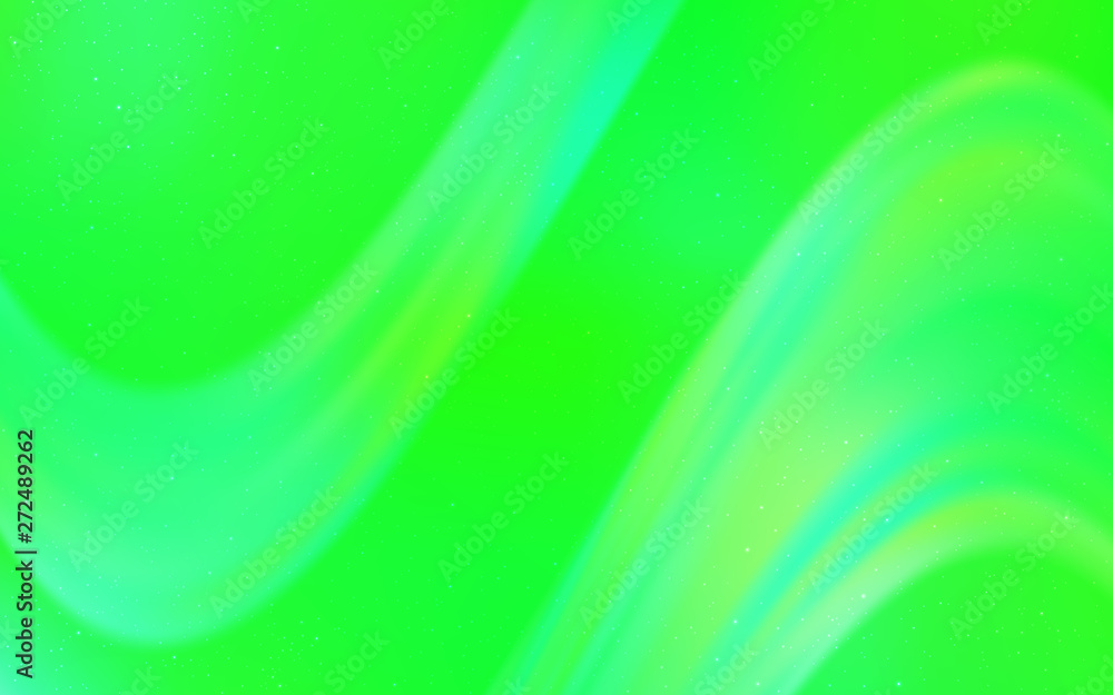 Light Green, Yellow vector layout with cosmic stars. Light Green, Yellow vector layout with cosmic stars.
