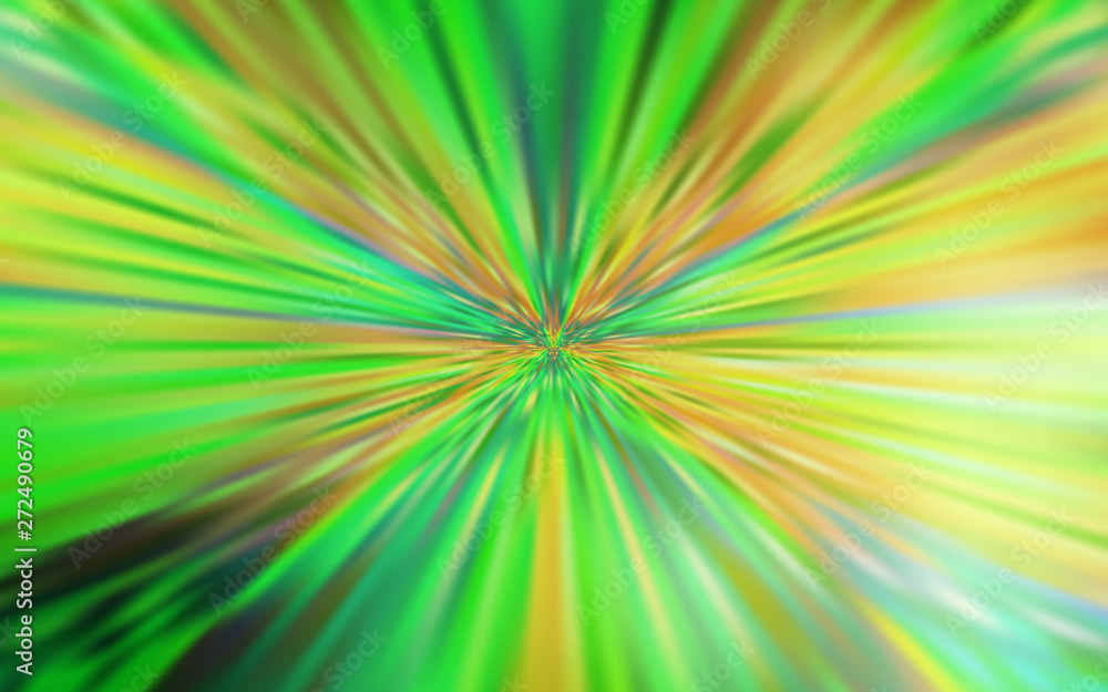 Obraz premium Light Green, Yellow vector glossy abstract layout.