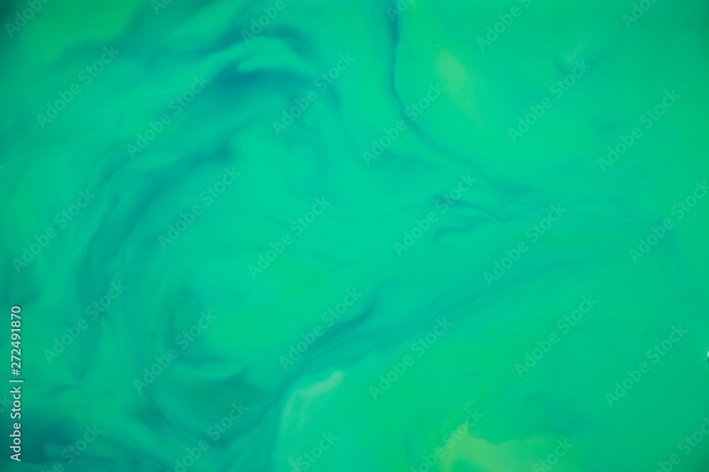 Blue and Green Wispy Color on Water Soft, gentle, relaxing swirls. Flowing colors draw you in and calm you.