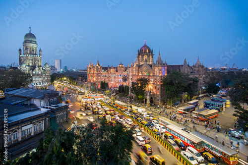 Chhatrapati Shivaji Terminus, Mumbai, Maharashtra, India photo