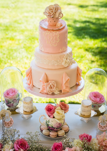 Sweets desserts spring summer theme table at event