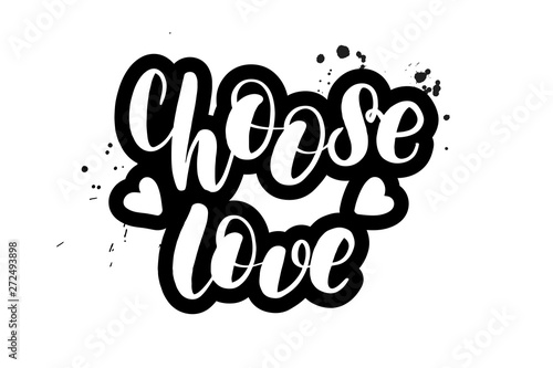 lettering choose love
