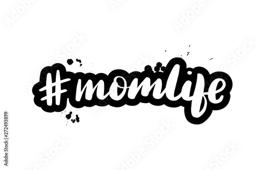 lettering mom life
