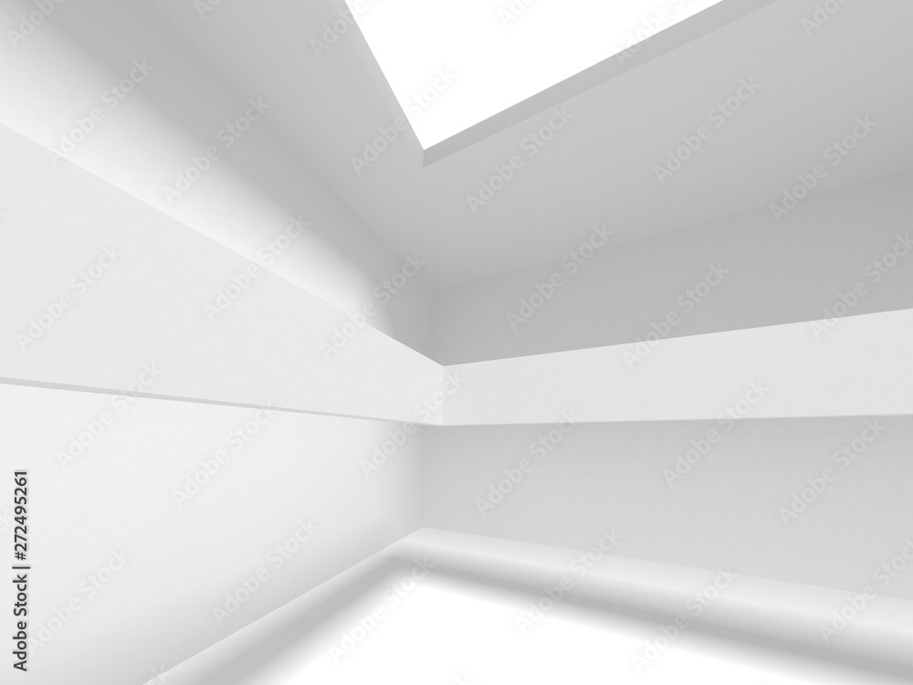 Futuristic White Architecture Design Background Futuristic White Architecture Design Background