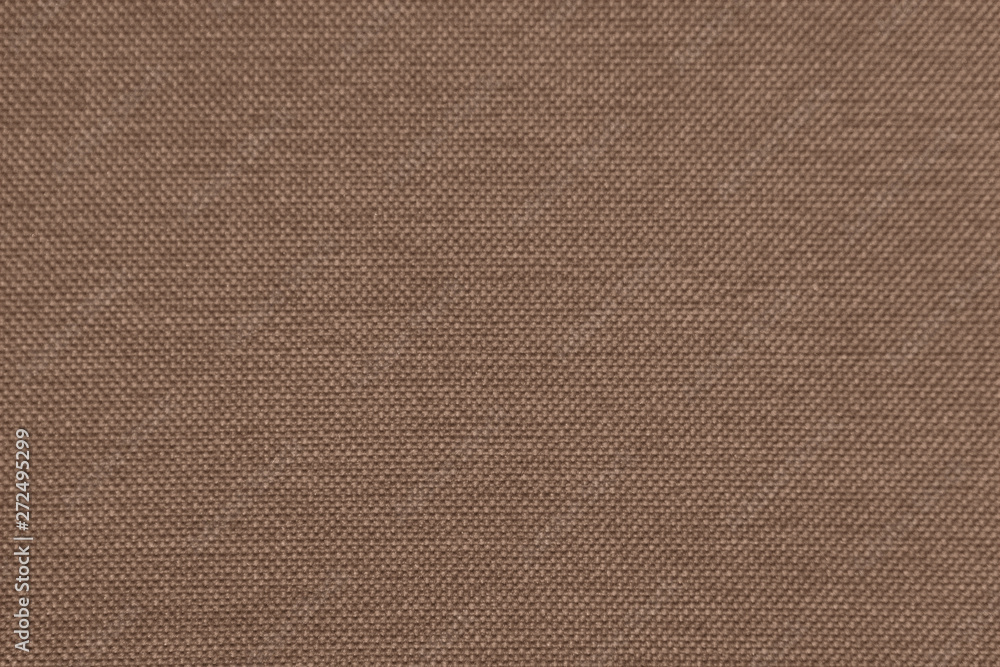 Rough brown fabric texture for background and design - obrazy, fototapety, plakaty 