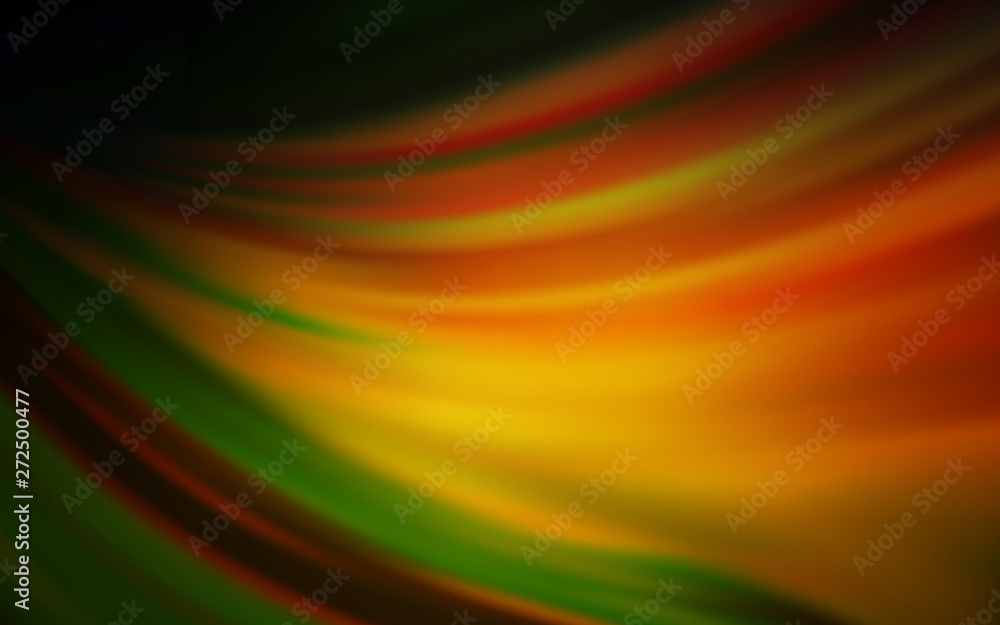Dark Orange vector blurred shine abstract template. Dark Orange vector blurred shine abstract template.