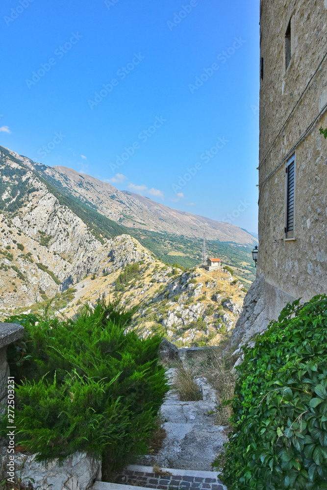 Landscape of the Abruzzo National Park in Italy