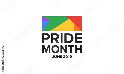 Free Download LGBT Pride Month in June. Lesbian Gay Bisexual Transgender. Celebrated annual. LGBT flag. Rainbow love concept. Human rights and tolerance. Poster, card, banner and background. Vector ilustration - GFXLoad