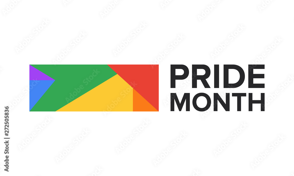 LGBT Pride Month in June. Lesbian Gay Bisexual Transgender. Celebrated annual. LGBT flag. Rainbow love concept. Human rights and tolerance. Poster, card, banner and background. Vector ilustration LGBT Pride Month in June. Lesbian Gay Bisexual Transgender. Celebrated annual. LGBT flag. Rainbow love concept. Human rights and tolerance. Poster, card, banner and background. Vector ilustration
