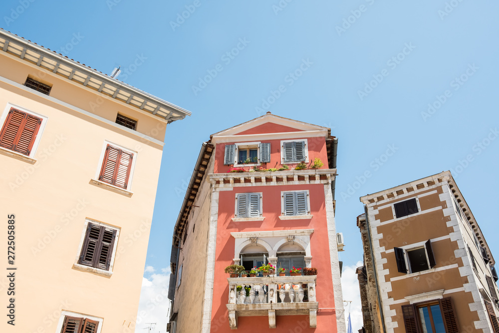 Colorful Buildings In The Old Town Colorful Buildings In The Old Town