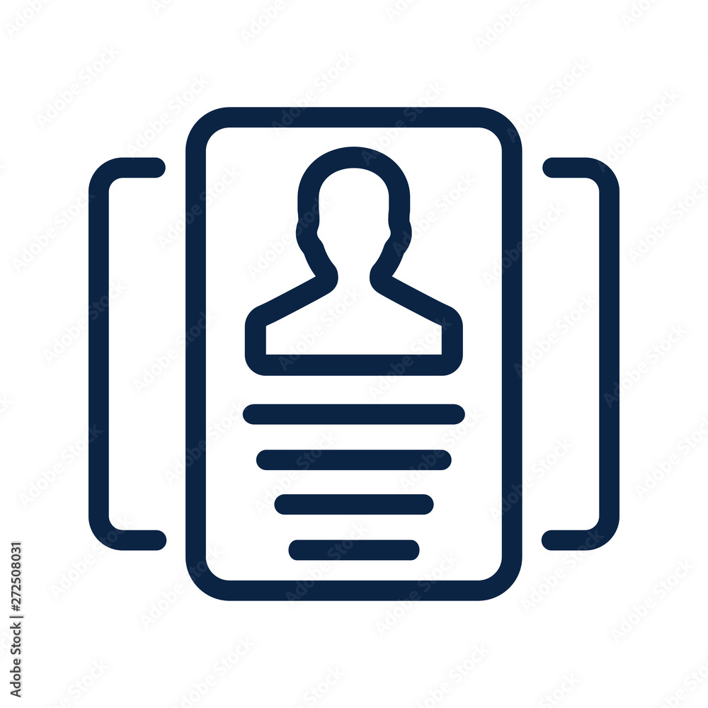 user profile card icon user profile card icon