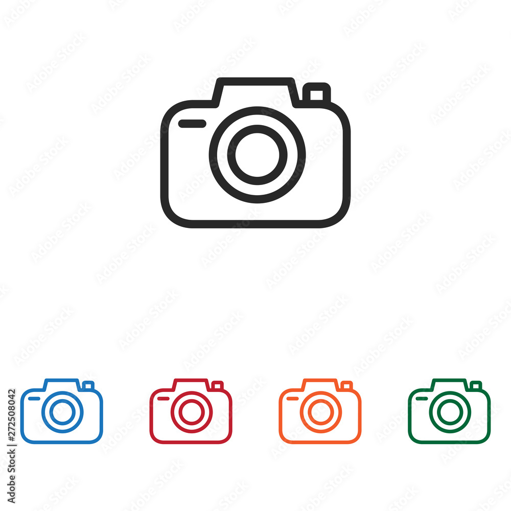 Camera vector icon Camera vector icon