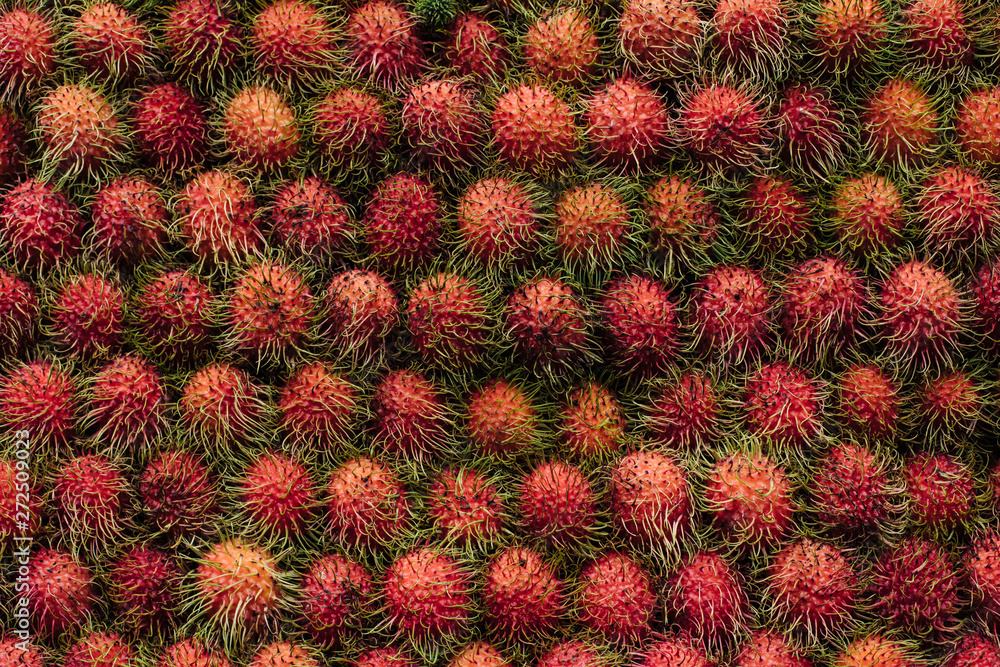 Rambutan Fruit Pile Rambutan Fruit Pile