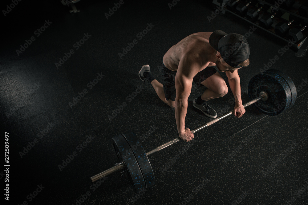 Young man working out Young man working out