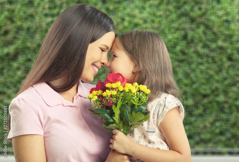 Happy Mother and daughter together Happy Mother and daughter together