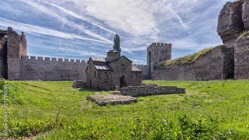 Принти на полотні Smederevo Fortress, a medieval fortified city in Smederevo, Serbia, which was temporary capital of Serbia in the Middle Ages