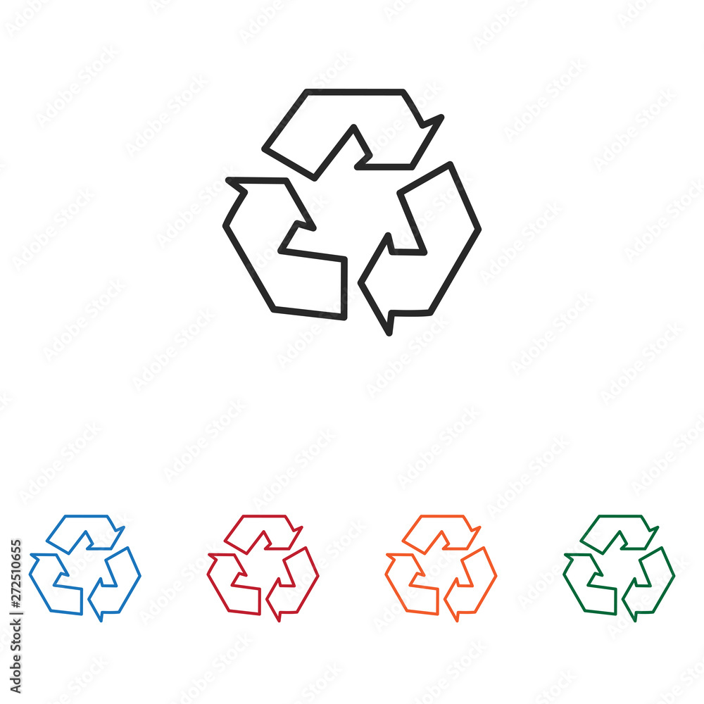 Recycle vector icon Recycle vector icon