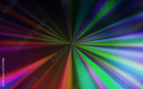 Dark Multicolor vector blurred bright pattern.